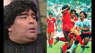 MARADONA patadas de los coreanos en México 86  comentarios de Diego [upl. by Ute676]