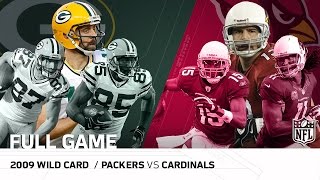 2009 NFC Wild Card Packers vs Cardinals  quotMost Points Scored in Playoff Historyquot  NFL Full Game [upl. by Watkins]