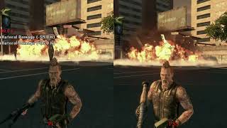 Mercenaries 2 Pc vs Playstation 3 Graphics comparison [upl. by Caresa]