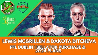 Lewis McGrillen amp Dakota Ditcheva  PFL Dublin Manchester Top Team amp World Titles  Energized Show [upl. by Ennirak490]