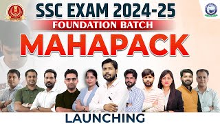 SSC Exam 202425  SSC Maha Pack  SSC Foundation Batch  SSC MAHAPACK Series Launching ssckgs [upl. by Isadore]