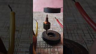 DC motor with magnet 🧲 unique experiment experiment dcmotor electricmotor Theno1experiment [upl. by Power778]