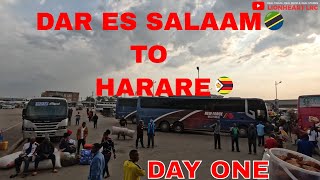 DAY ONE Road Trip from TANZANIA to ZIMBABWE daresalam harare africa [upl. by Peirce426]