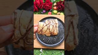 Nutella with bread recipe shorts youtubeshorts viralshorts treanding subscribe nutellarecipe [upl. by Regen]