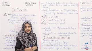 Class 6  Social Studies  Chapter 22  Lecture 1 BaburSher Shah Suri  Allied Schools [upl. by Sharla]