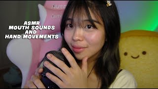 ASMR Soft Mouth Sounds and Hand Movements whispering cup tapping and etc [upl. by Codi]