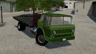 Ford C600 Flatbed  Farming Simulator 2022 FS 22 LS 22 American Truck Mod [upl. by Chouest922]