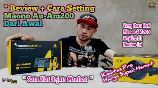 Bakal ViralTutorial Pasang Dan Setup Sound card Maono AUAM200  Bisa Live Streaming amp Recording [upl. by Berkeley364]