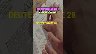 DEUTERONOME 28 bibleaudio motivation jesuschrist jesuschristislifeyoutubechannelofficial [upl. by Tsirhc]