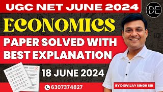 NTA ECONOMICS JUNE 2024 PAPER SOLVED  COMPLETE EXPLANATION [upl. by Jarrow]