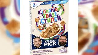 Kelce brothers create cereal blending their favorite cereal brands [upl. by Jilleen662]