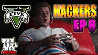 Hackers En GTA V Online 8  Zombis Alienígenas Astronautas Payasos Animales y Más  MOD GTA 5 [upl. by Kahler]