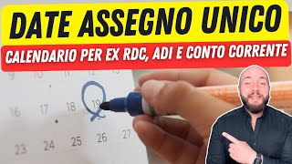 ASSEGNO UNICO 2024 ecco le date ufficiali su conto corrente e non [upl. by Norramic]