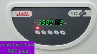 Centrifuge  RemiR8C plus  Remi centrifuge [upl. by Notniv]