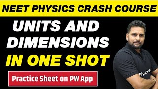 UNITS AND DIMENSIONS in One Shot  All Concepts Tricks and PYQs  NEET Physics Crash Course [upl. by Hanej]