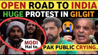 OPEN ROAD TO BHARAT  GILGIT BALTISTAN EYES ON INDIA  PAKISTANI PUBLIC REACTION ON INDIA  REAL TV [upl. by Grey966]