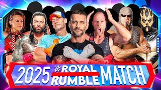 Predicting The Mens WWE Royal Rumble 2025 Way Too Far In Advance [upl. by Nrehtak972]