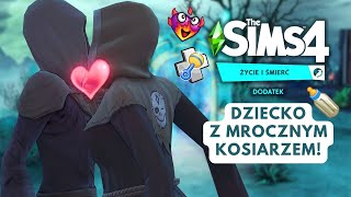 CIĄŻA Z MROCZNYM KOSIARZEM☠️ THE SIMS 4 ŻYCIE I ŚMIERĆ ☠️ [upl. by Gwenny871]