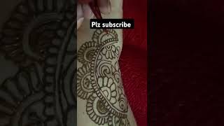 Mehndi design 2024 new style simple back hand mehndi karwachauthmehendi bride art heena vairal [upl. by Lemak]