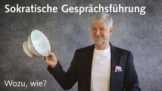 Sokratischer Dialog Sokratische Gesprächsführung Sokratische Methode im Coaching  wozu wie [upl. by Anaeel]