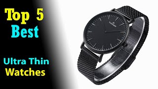 Top 5 Best Cheap Ultra Thin Watches For Men 2021 [upl. by Emmer960]