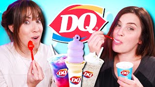 Eating Everything From Dairy Queens NEW Menu  Taste Test [upl. by Einnor]