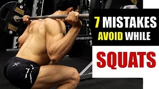 SQUATS 7 MISTAKES DEEP INFO7 गलतिया स्क्वाट्स के दौरान [upl. by Emylee]