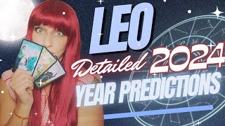 LEO 🌟 Your 2024 year in detail 🌟 Tarot predictions [upl. by Sucramrej]