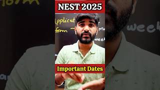 All About NEST Exam 2025  Exam Date Eligibility Exam PatternSyllabusNISER amp CEBS Admission 2025 [upl. by Nive]