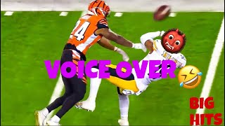 FUNNIEST NFL VOICE OVER  Compilation  👹🤣 [upl. by Eimam588]