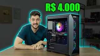 MONTEI UM PC GAMER DE 4000 REAIS PRA DURAR MUITO TEMPO [upl. by Reidar]