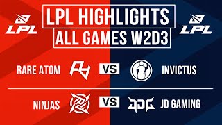 LPL Highlights ALL GAMES Week 2 Day 3  LPL Spring 2024 [upl. by Laurentia775]