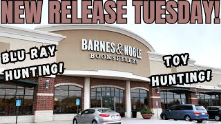 NEW RELEASE TUESDAY  Blu Ray Hunting  Toy Hunting  Barnes amp Noble  Target [upl. by Talmud840]