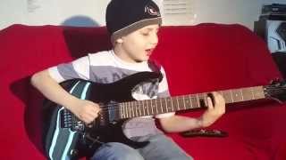 Dustin Tomsen 9 years old covers Gary Moore quotThe Lonerquot [upl. by Remmer]