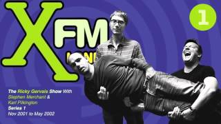 XFM The Ricky Gervais Show Series 1 Episode 1  Is Steve really touchy about the way he looks [upl. by Obediah392]