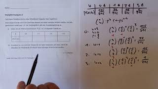 LK Mathe Abitur Beispielklausur 2025 NRW Prüfungsteil A Stochastik Wahlpflichtaufgaben [upl. by Eisle]