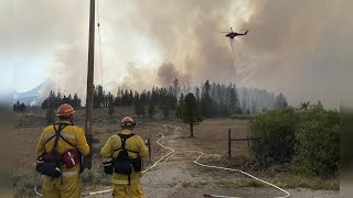 Wapiti Fire update meeting in Stanley [upl. by Orme314]