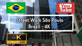 🇧🇷 Virtual Street Tour  São Paulo  Brazil 2023【4K 60fps】 [upl. by Akirdnahs441]