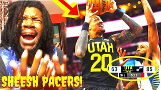 JAZZ VS PACERS REACTION 2024 INDIANA PACERS VS UTAH JAZZ HIGHLIGHTS REACTION 2024 [upl. by Ynohtn]