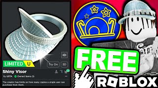 FREE UGC LIMITED HOW TO GET Shiny Visor ROBLOX US Open Champions of the Court EVENT [upl. by Pang]