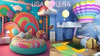 LISA OR LENA 😍HOUSES ROOMS AND PLACES [upl. by Niccolo]