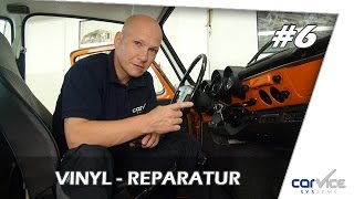 Leder und Vinylreparatur so geht´s  Teil6 Cockpitreparatur VW1600 Typ 3 [upl. by Aelaza]