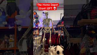 Home Depot’s Giant 12FT Skeleton Competition this Halloween halloweendecor homedepothalloween2024 [upl. by Ybbed]