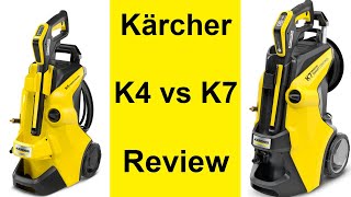 Karcher K4 vs K7 High Pressure Washer Comparison Review [upl. by Ah]