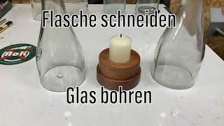 Wie man eine Flasche schneidet und ein Loch rein bohrt 💥 [upl. by Touber]