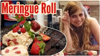 Secret Revealed How To Make The Best Raspberry Meringue Roulade  Easy Recipe [upl. by Mirella]