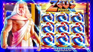 ZEUS POWER LINK  NEWSlot Machine  LIVE BIG BONUSES SG Gaming at CASINO 🤑 🙌 [upl. by Dlorah]