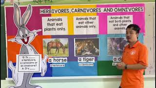 HERBIVORES CARNIVORES AND OMNIVORES  SCIENCE Grade 3  Teacher Ron’s Video No 2 [upl. by Mcclenon]