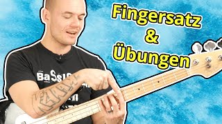 Bass Tonleiter für Anfänger  Dur Tonleiter Übungen und Fingersatz für BassAnfänger [upl. by Otilopih]