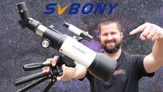 Beginner Telescope Svbony refractor SV501P [upl. by Lirpa150]